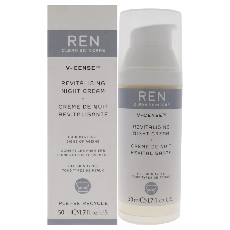 V-Cense Revitalising Night Cream By Ren For Unisex - 1.7 Oz Cream