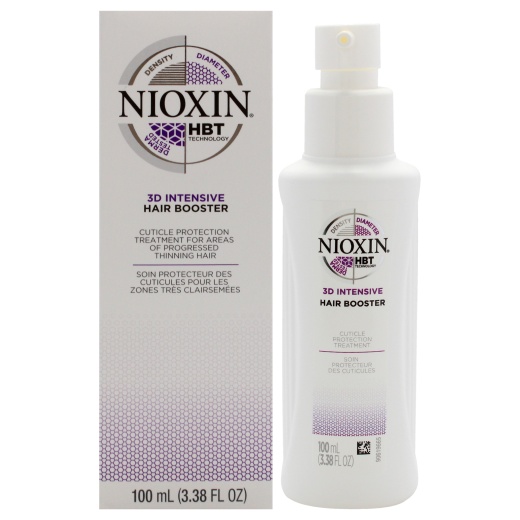 Nioxin 3D Intensive Therapy Hair Booster - 3.38 Oz Treatment for Thicker, Fuller Hair
