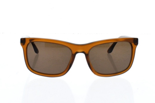 Giorgio Armani AR 8066 5438-73 Sunglasses for Men - Transparent Brown-Brown Frame