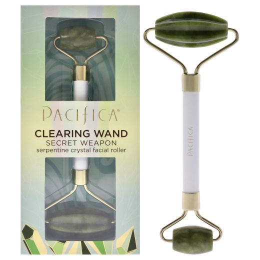 Clearing Wand Serpentine Crystal Facial Roller by Pacifica