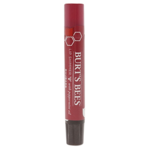 Burts Bees Lip Shimmer Rhubarb - 0.09 Oz Lip Balm for Women
