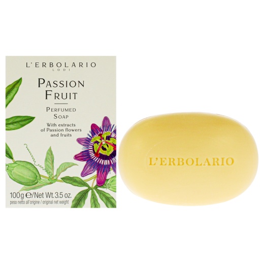 Passion Fruit Perfume Soap by Lerbolario for Unisex - 3.5 Oz