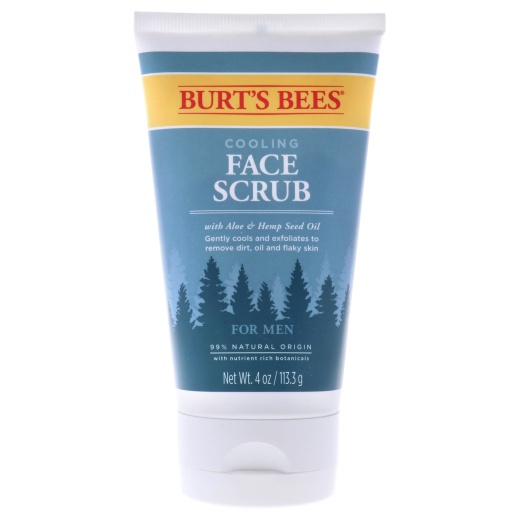 Burts Bees Cooling Face Scrub for Men - 4 Oz