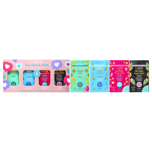 Face Time And Chills Face Mask Set by I Love Cosmetics