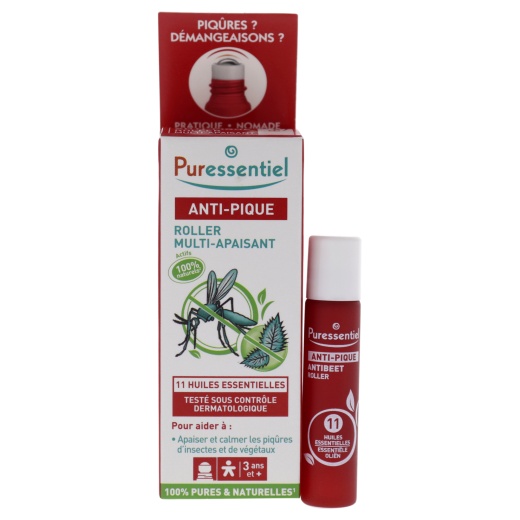 Puressentiel Anti-Sting Multi-Soothing Roller for Unisex - 0.17 Oz Repellent Rollon