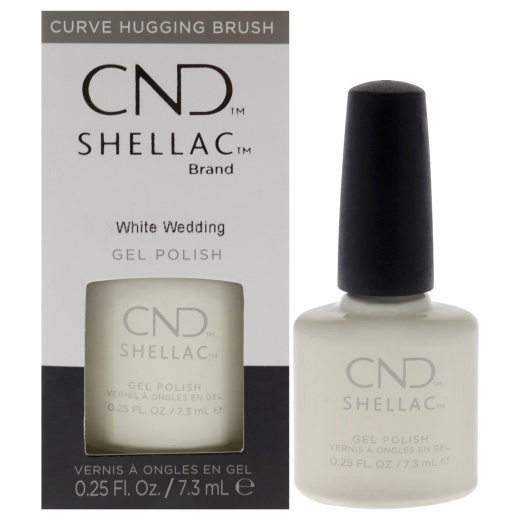 CND Shellac Nail Polish - White Wedding