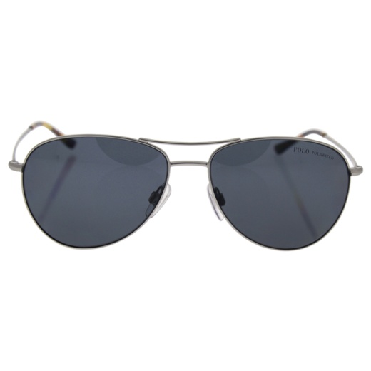 Polo Ralph Lauren PH 3084 9046-81 - Matte Silver-Grey Polarized Sunglasses for Men