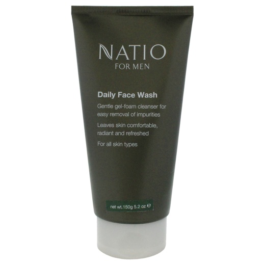 Men's Daily Face Wash by Natio for Men - 5.2 Oz Cleanser