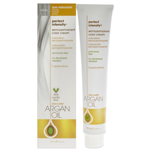 Argan Oil Perfect Intensity Semi-Permanent Color Cream - Chrome - 3 Oz