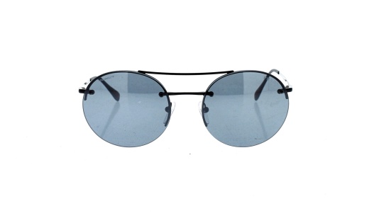 Prada Sps 54R 7Ax-5L0 Sunglasses in Black-Light Grey Black for Unisex