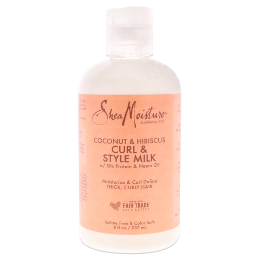 Coconut Hibiscus Curl Style Milk by Shea Moisture - 8 Oz Cream