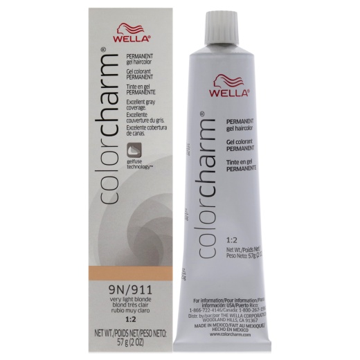 Wella Color Charm Permanent Hair Color Gel - 911 9N Very Light Blonde