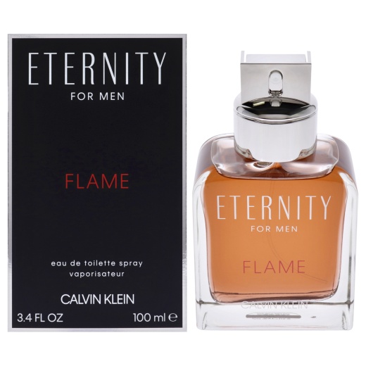 Eternity Flame By Calvin Klein For Men - 3.4 Oz Edt Spray