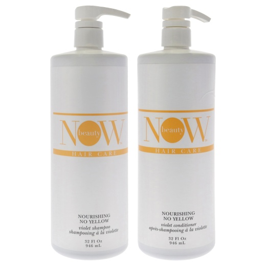 No Yellow Kit By Now Beauty - 2 Pc Kit for Unisex Hair Care