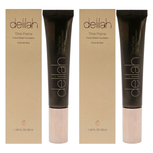 Future Resist Foundation SPF 20 - Pebble by Delilah for Women - Pack of 2