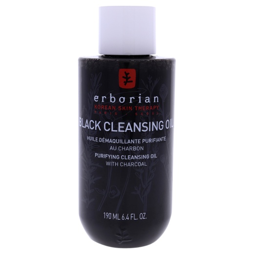 Black Cleansing Oil by Erborian for Women - 6.4 Oz Cleanser
