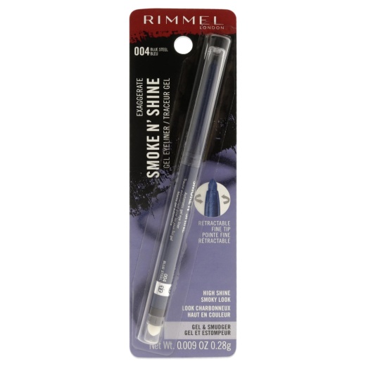 Exaggerate Smoke N Shine Gel Eyeliner - 004 Blue Steel by Rimmel London