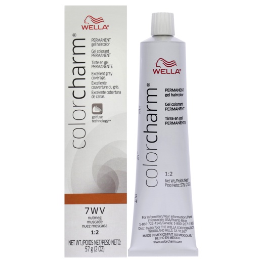 Wella Color Charm Permanent Hair Color Gel - 7Wv Nutmeg
