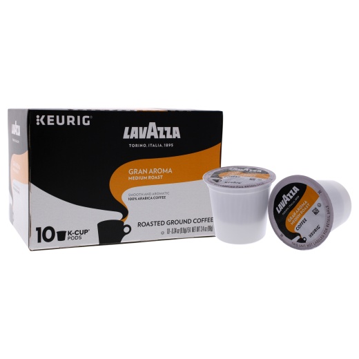 Gran Aroma Medium Roast Ground Coffee Pods by Lavazza - Unisex