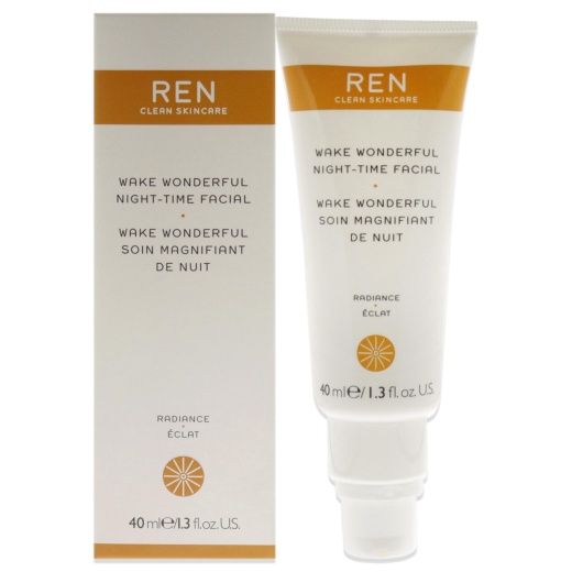 Wake Wonderful Night-Time Facial By Ren - 1.3 Oz Unisex Treatment