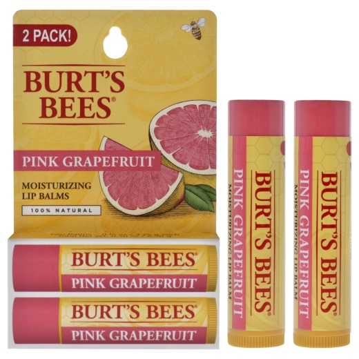 Pink Grapefruit Moisturizing Lip Balm Twin Pack by Burts Bees