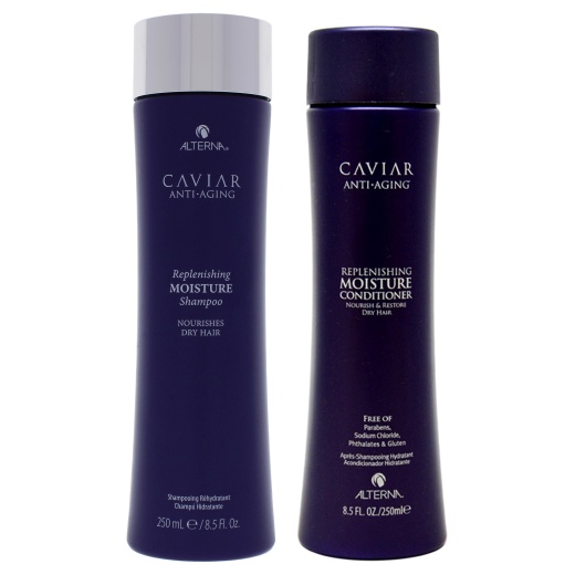 Caviar Anti Aging Replenishing Moisture Shampoo And Conditioner Kit By Alterna For Unisex