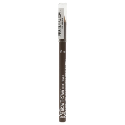 Rimmel Brow This Way Fiber Pencil - 022 Medium for Effortlessly Defined Brows