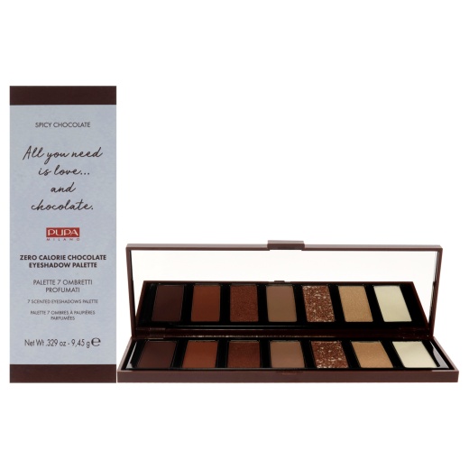 Zero Calorie Chocolate Eyeshadow Palette - 001 Spicy Chocolate by Pupa Milano