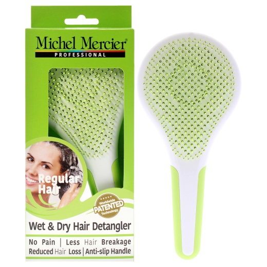 Wet and Dry Hair Detangler Regular Hair Brush by Michel Mercier for Women