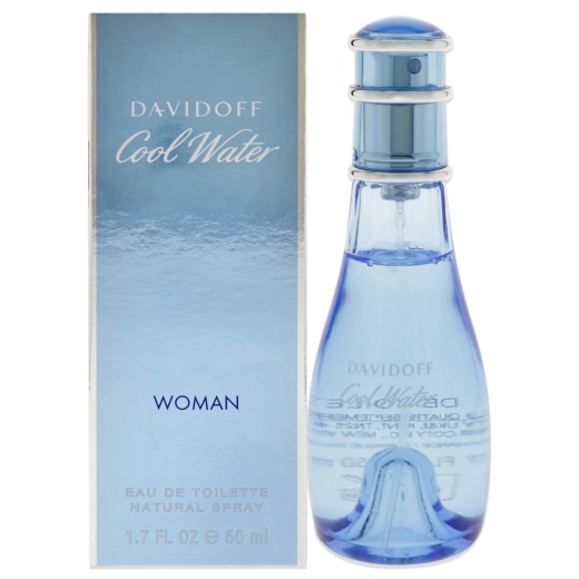 Cool Water by Davidoff for Women - 1.7 Oz EDT Spray