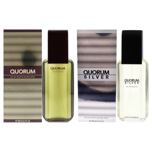 Quorum Kit By Antonio Puig For Men - 2 Pc Kit 3.4Oz Edt Spray