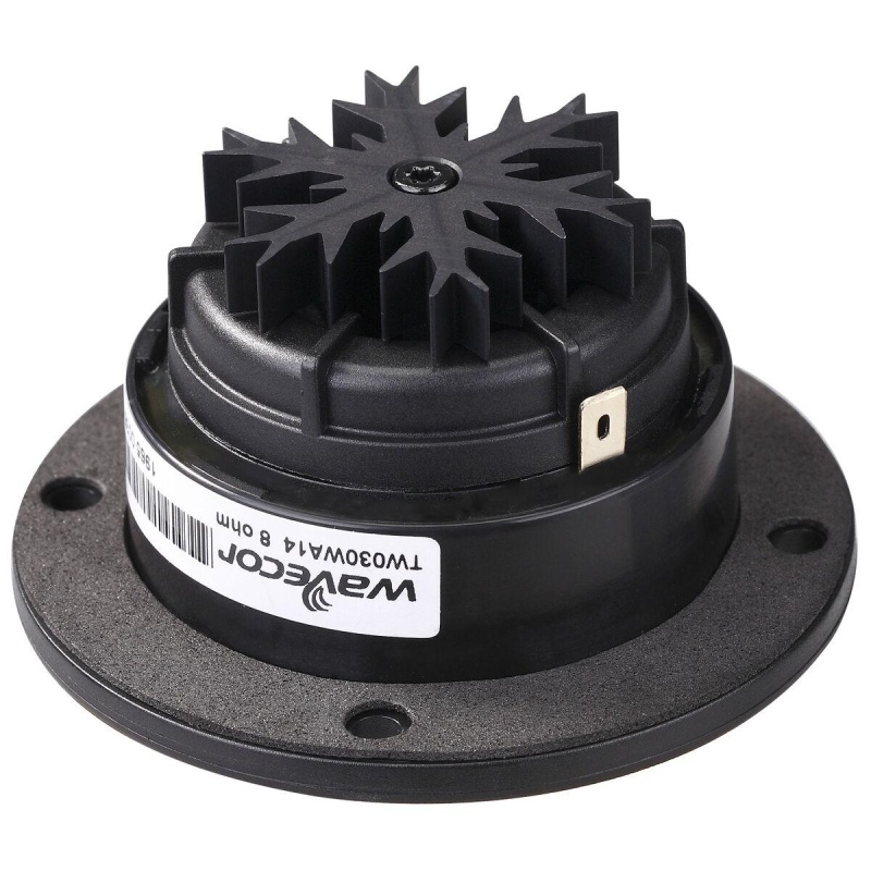 Wavecor Tw030wa14 30Mm Textile Dome Neodymium Tweeter With Heat Sink And Rear Chamber 8 Ohm