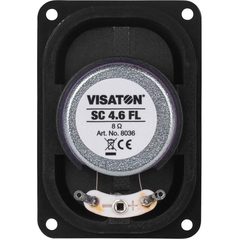 Visaton Sc4.6Fl 1.6" X 2.4" Full-Range Speaker 8 Ohm
