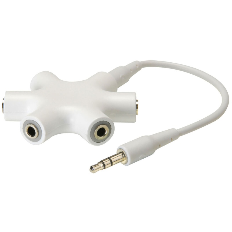 Starfire 3.5Mm Headphone Splitter Hub 5-Out With Input Cable