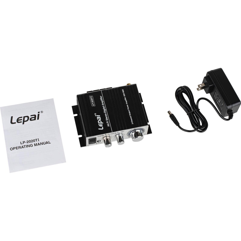 Lepai Lp-2020Ti Digital Hi-Fi Audio Mini Class D Stereo Amplifier With Power Supply