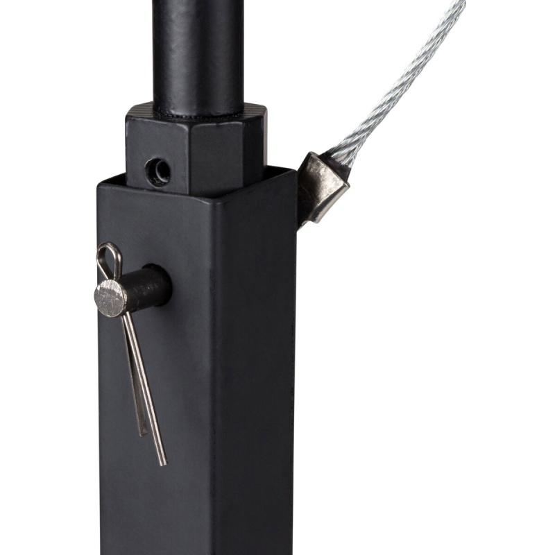 Dayton Audio Qs204pb 4-Way Pole Mount Speaker Bracket For Qs204-4 Quadrant Speakers - Black