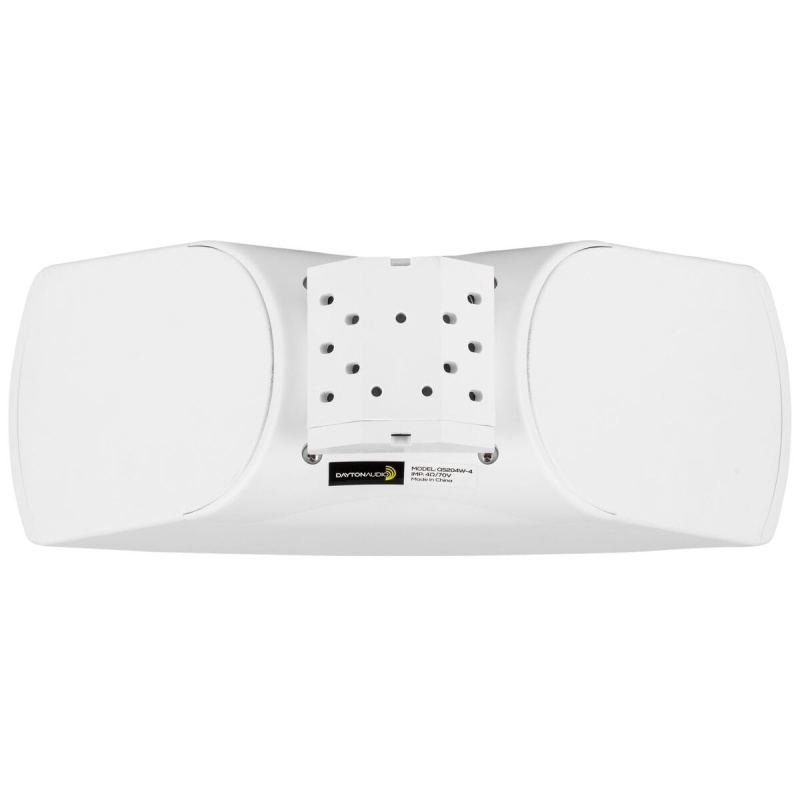 Dayton Audio Qs204w-4 Quadrant Indoor/Outdoor Speaker Pair With 4 White