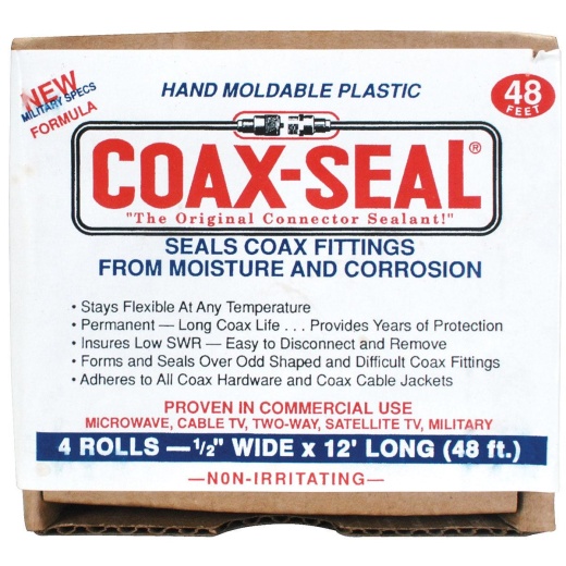 Coax-Seal Moisture Proof Sealing Tape 1/2" X 12 Ft. Pro Pack