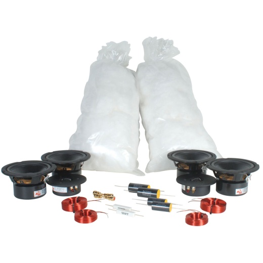 TriTrix MTM TL Tower Speaker Components and Cabinet Kit Pair