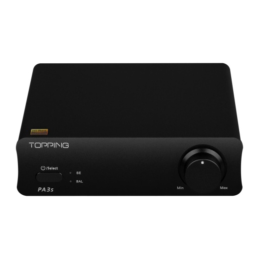 Topping Pa3s Compact Desktop Amplifier With Balanced And Unbalanced Inputs 2X80 Watt
