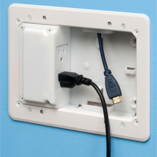 Arlington Industries TVL508 Shallow Wall Depth Low Profile TV Box