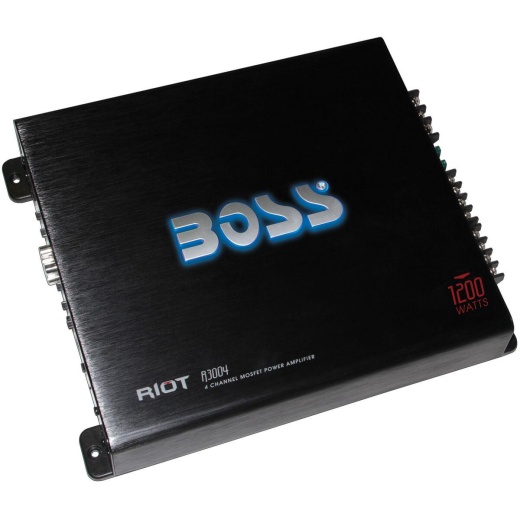 BOSS R3004 Riot 1200 Watt 4 Channel Mosfet Car Audio Amplifier
