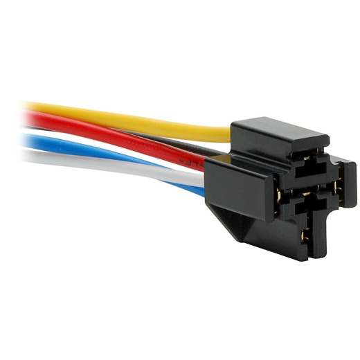 12 Vdc 5-Pin Relay Socket For Bosch Type Relay