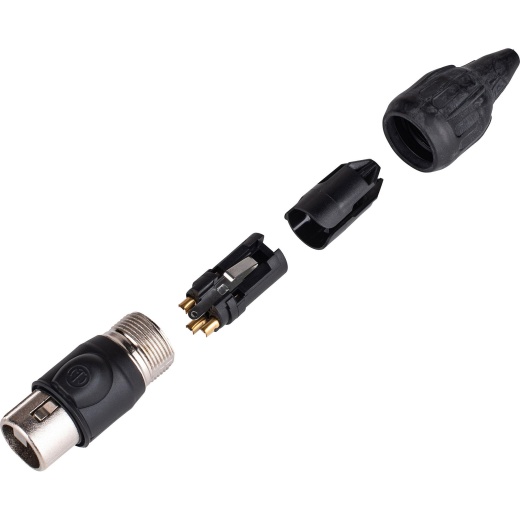 Neutrik NC3FX-TOP Heavy Duty Female 3-Pole XLR Cable Connector IP65 and UV Rated
