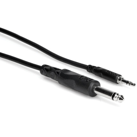 Parts Express 3.5mm Slim-Plug Male to 2 x RCA Male Adapter Cable 5 ft.