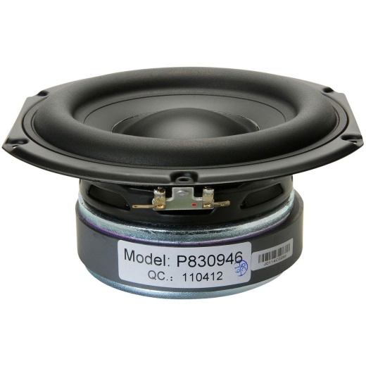 Peerless By Tymphany 830946 6-1/2" Paper Cone Woofer Speaker 4 Ohm