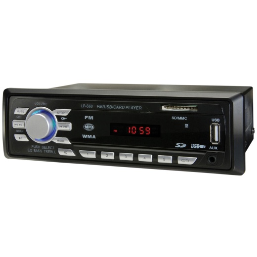 Amplificateur hifi stéréo 2x 50w avec écran lcd - usb mp3 sd