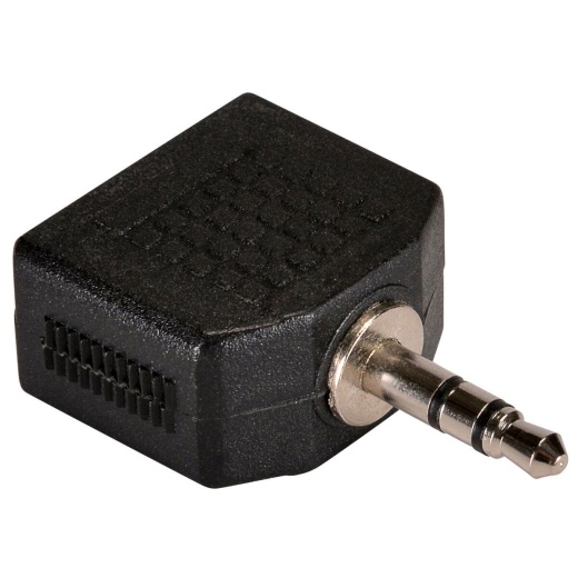3.5Mm Stereo Y Adapter 1 Plug To 2 Jacks - Parts Express