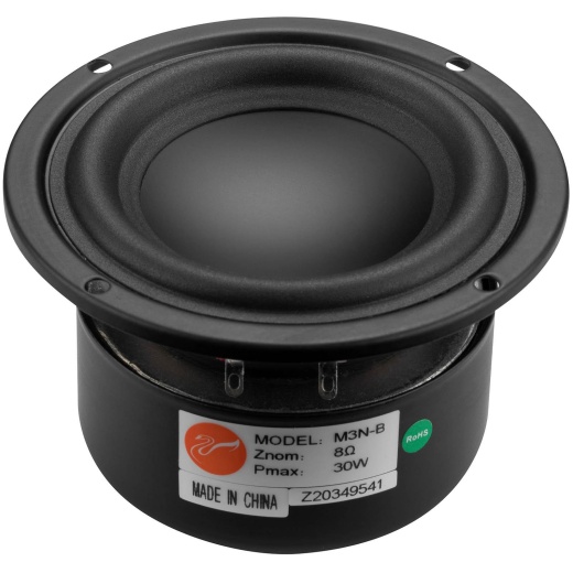 HiVi M3N-B 3" Damped Aluminum/Magnesium Cone Full-Range Driver