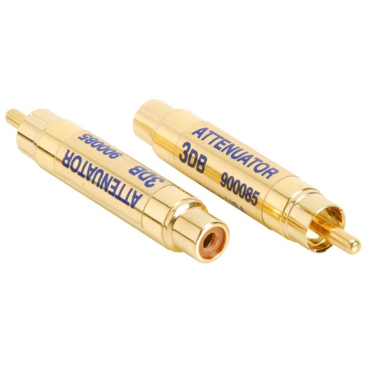 Harrison Labs 3 Db Rca Line Level Audio Attenuator Pair